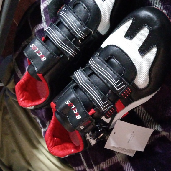 🥳 Bucklos Peloton Multi-color Shoes Size US 12-EU 46 NWT - Picture 2 of 8